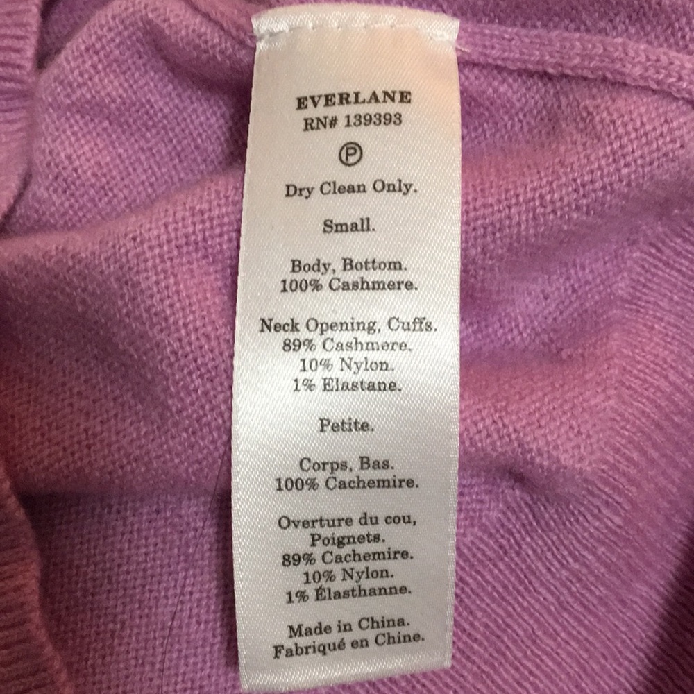 SOLD✔️1/6: Everlane 100% Cashmere Crewneck Sweater - Picture 6 of 6